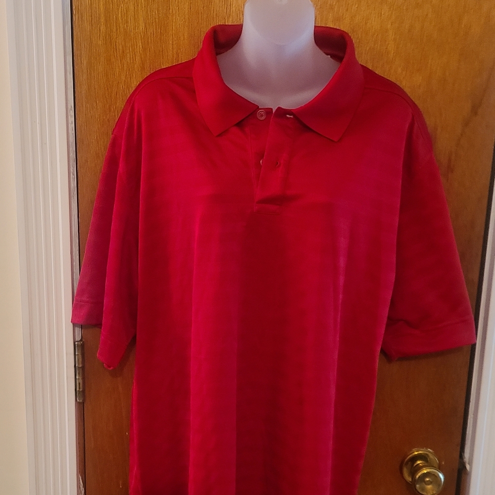 Mens Callaway X Series Red Golf Shirt XXL